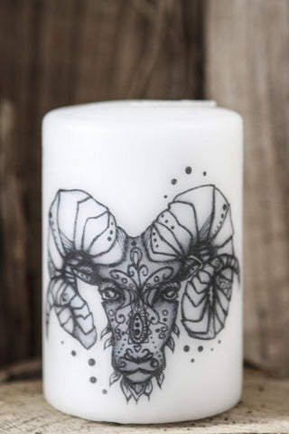 Zodiac candle: Aries