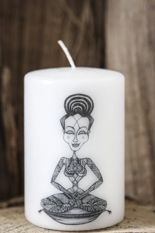 Meditation Candle: Meditating
